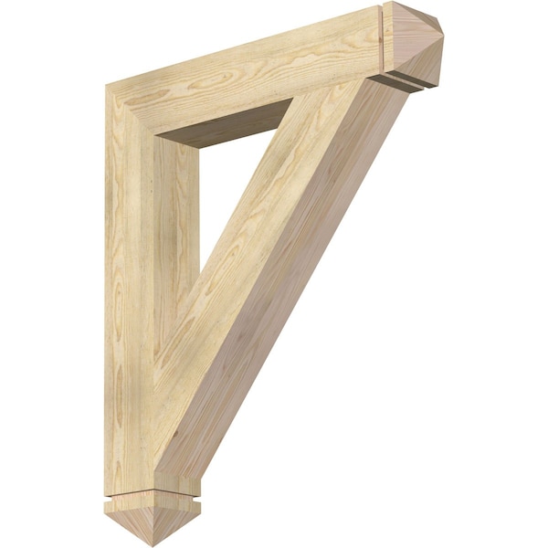 Ekena Millwork Traditional Arts & Crafts Rough Sawn Bracket, Douglas Fir, 6"W x 36"D x 42"H BKT06X36X42TRA03RDF - main